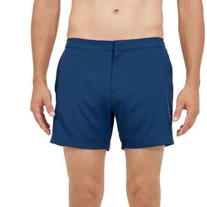 Somewhere Sunny Navy Blue Swim Shorts - Size 36